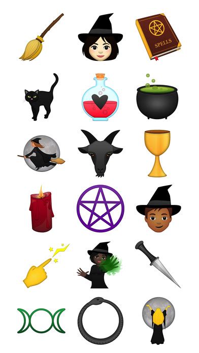 Witchy emotis iphome